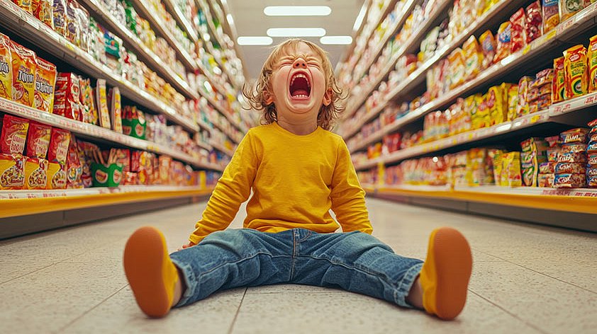 Как успокоить ребёнка во время истерики